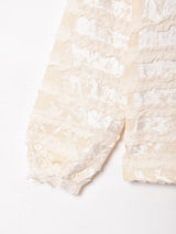 【2色展開】Meridianベロア フリルレーストップス