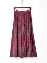 インド製 花柄 インド綿スカート