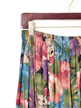 総柄 ティアードスカート