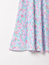 花柄 フレアスカート