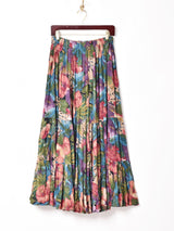 総柄 ティアードスカート
