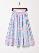 花柄 フレアスカート