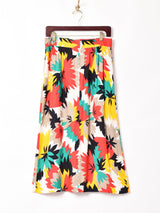 アメリカ製 総柄 フレアスカート