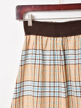 チェック マキシスカート