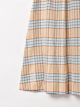 チェック マキシスカート