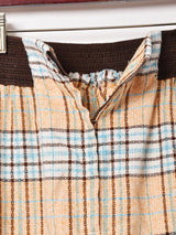 チェック マキシスカート