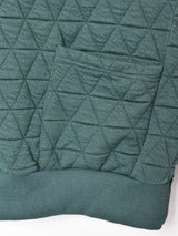 【3色展開】Meridian キルティングスウェットシャツ