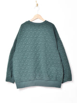 【3色展開】Meridian キルティングスウェットシャツ