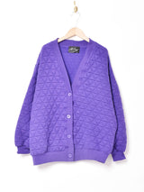 【4色展開】Meridian キルティングカーディガン