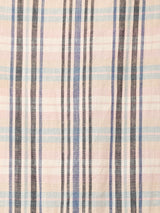 チェック フロントオープン スリーブレスワンピース