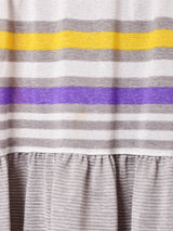 フランス製 ボーダー スリーブレスワンピース