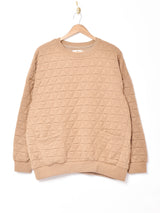 【4色展開】Backers キルティングスウェットシャツ