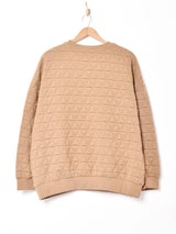 【4色展開】Backers キルティングスウェットシャツ