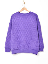 【4色展開】Backers キルティングスウェットシャツ