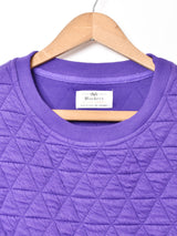 【4色展開】Backers キルティングスウェットシャツ