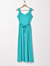 マキシ丈 キャミソールワンピース