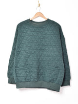 【4色展開】Backers キルティングスウェットシャツ