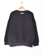 【4色展開】Backers キルティングスウェットシャツ