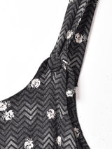 イタリア製 総柄 フロントボタン キャミソールワンピース