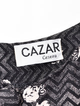 イタリア製 総柄 フロントボタン キャミソールワンピース