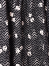 イタリア製 総柄 フロントボタン キャミソールワンピース