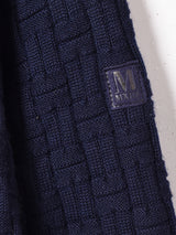 スクエア模様 ダブルボタンカーディガン