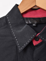 トランプ刺繍 ロカビリーシャツ