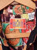 ビール柄 半袖シャツ