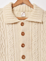 アイルランド製 blarney woollenmills アランカーディガン