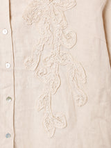 オープンカラー 半袖 デザインシャツ