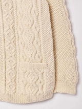 アイルランド製 blarney woollenmills アランカーディガン