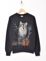 Lee アニマルプリント スウェットシャツ