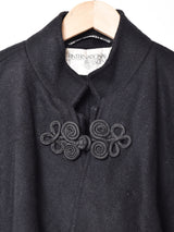 チャイナボタン ポンチョコート