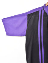 スタンドカラー バイカラー 半袖シャツ