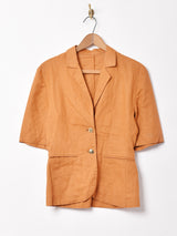 イタリア製 半袖 テーラードジャケット