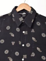 総柄 半袖シャツ