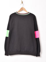 アメリカ製 ネオンカラー プリント スウェットシャツ