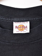 アメリカ製 Hard Rock CAFE ワンポイント刺繍 Tシャツ