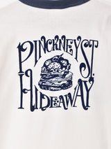 P.S.H.A. 両面プリント リンガーTシャツ