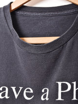 モノクロプリントTシャツ