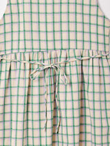 【2色展開】Elcaminoチェック柄 ノースリーブワンピース