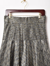 ラメ フレアスカート