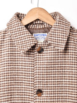 【2色展開】TEMPTATION千鳥柄 ロングコート