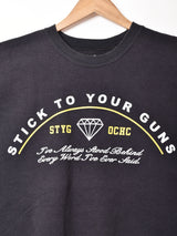 Stick to Your Guns 両面プリント スリーブレススウェットシャツ