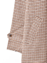 【2色展開】TEMPTATION千鳥柄 ロングコート