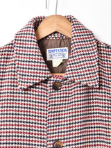 【2色展開】TEMPTATION千鳥柄 ロングコート