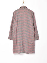 【2色展開】TEMPTATION千鳥柄 ロングコート