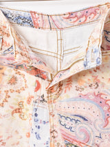 Elcaminoペイズリーパターン ショートパンツ W27