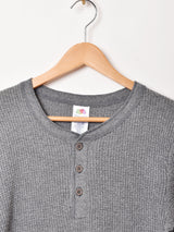 ヘンリーネック サーマルトップス