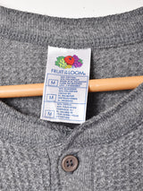 ヘンリーネック サーマルトップス